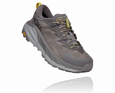 Hoka One One Kaha Low GORE-TEX - Sapatilhas Trail Homem - Cinzentas/Verdes, CO54160